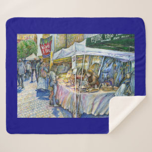 Corner of Flying Pig Farm and Wine a Bit. Sherpa Blanket