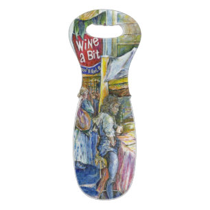 Corner of Flying Pig Farm and Wine a Bit. Wine Bag