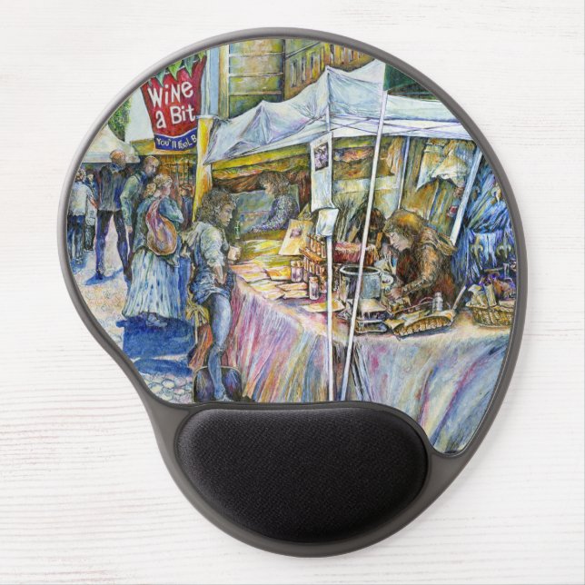 Corner of Flying Pigs Gel Mouse Pad (Front)