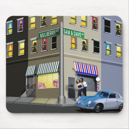 Corner of Mulberry St and Sam  Dave Ave Mouse Pad
