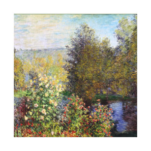 Corner of the Garden at Montgeron - Claude Monet Canvas Print