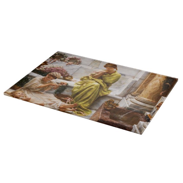 Corner Of The Marketplace Cutting Board (Corner)