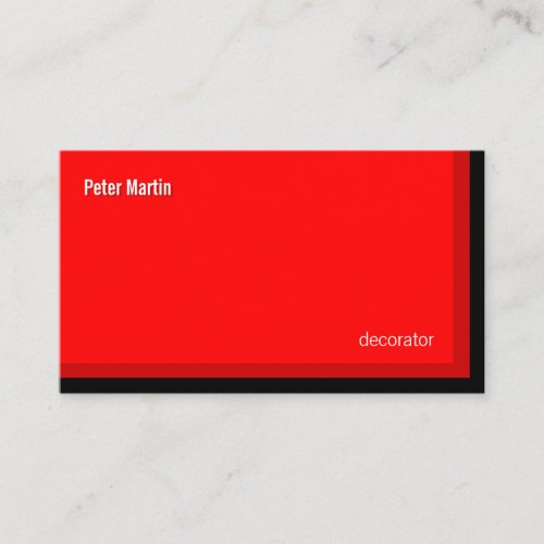 Corner Reds Card Business Card Template