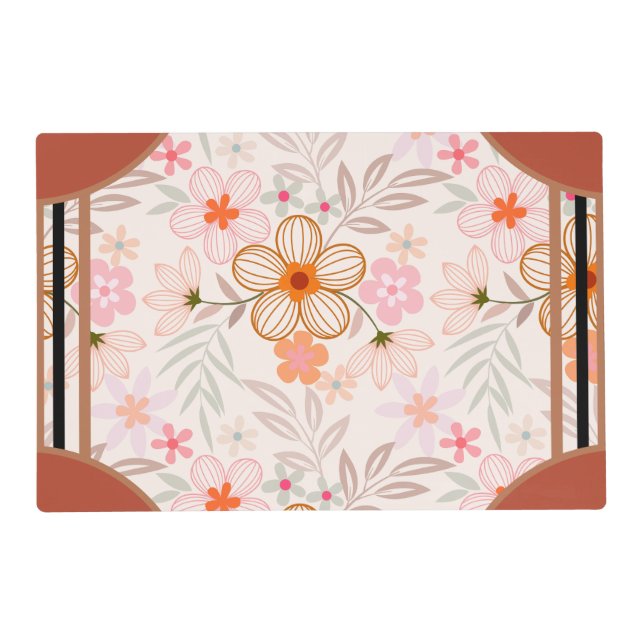 Cornerstone Blossom Orange Placemat (Front)