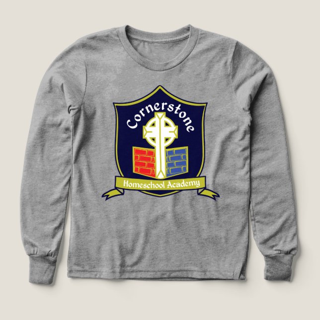 Cornerstone Homeschool Academy Updated Tri-Blend Shirts (Design Front)
