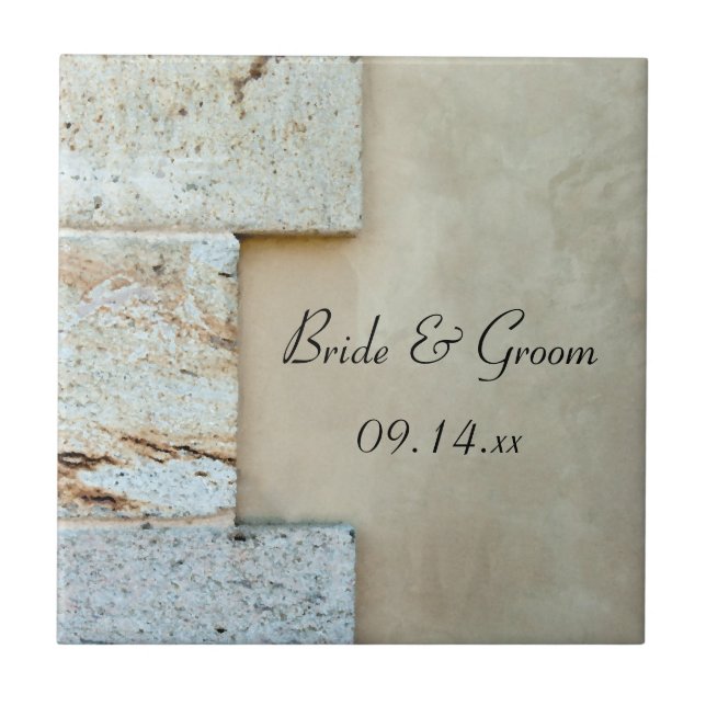 Cornerstones Wedding Tile (Front)