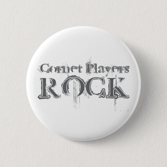 Cornet Players Rock Button (Front)