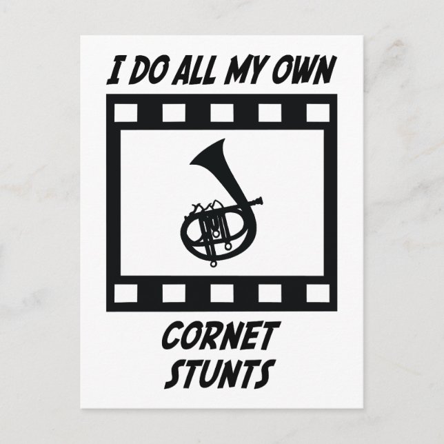 Cornet Stunts Postcard (Front)