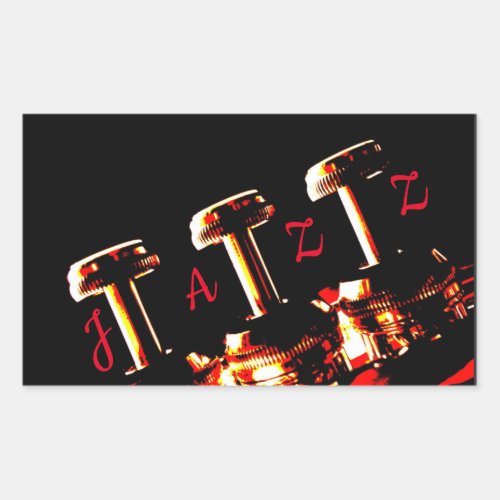 Cornet Valves Jazz Sticker