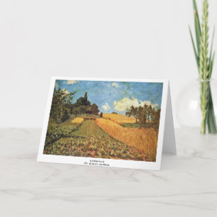 Cornfield By Sisley Alfred Card