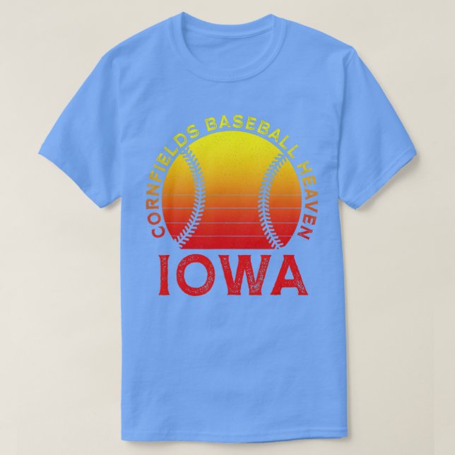 Cornfields Baseball Heaven Iowa Hawaii Costumed  T-Shirt (Design Front)