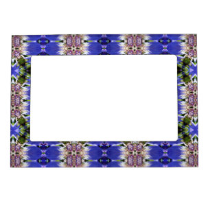 CORNFLOWER ABSTRACT MAGNETIC FRAME