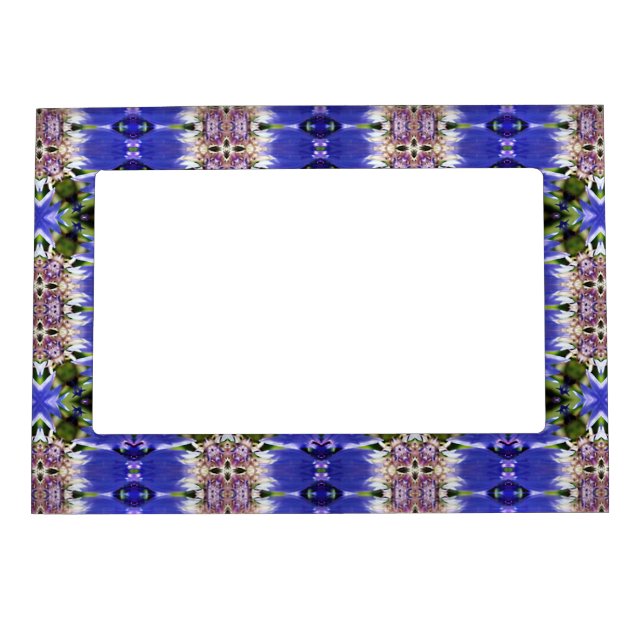 CORNFLOWER ABSTRACT MAGNETIC FRAME (Front)