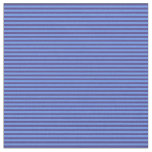 [ Thumbnail: Cornflower Blue and Dark Slate Blue Stripes Fabric ]