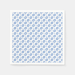 Cornflower Blue and White: Geometriana Napkins