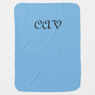 Cornflower Blue Baby Blanket