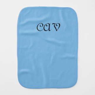 Cornflower Blue Baby Burp Cloth