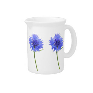 cornflower blue beverage pitcher