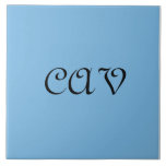 Cornflower Blue  Ceramic Tile<br><div class="desc">This beautiful cornflower blue ceramic tile will bring beauty to your backsplash.  It can also be personalized to make it your own unique backsplash.</div>