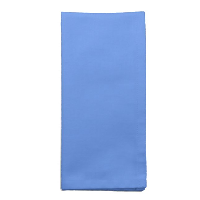 Cornflower Blue Cloth Napkins (Folded)