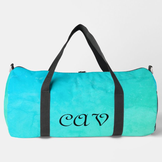Cornflower Blue  Duffle Bag (Front)