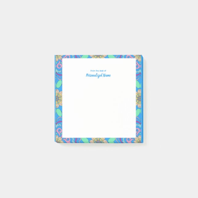 Cornflower Blue Fiesta Post-it Notes (Front)