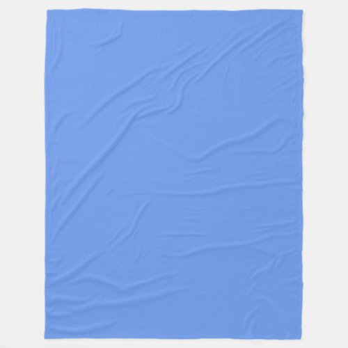 Cornflower Blue Fleece Blanket