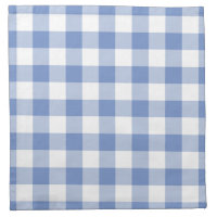 Cornflower Blue Gingham Check Plaid Pattern