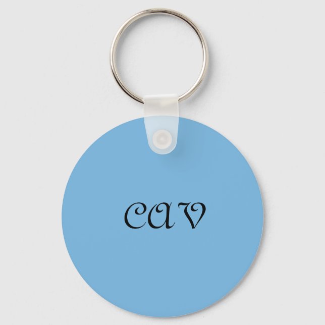 Cornflower Blue  Keychain (Front)