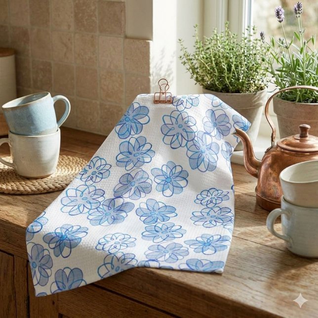 Cornflower Blue Kitchen Towel (Creator Uploaded)