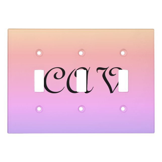 Cornflower Blue  Light Switch Cover (Front)