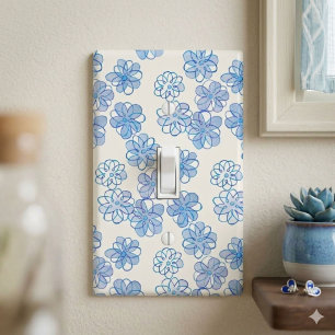 Cornflower Blue Light Switch Cover