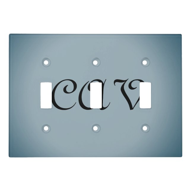 Cornflower Blue  Light Switch Cover (Front)