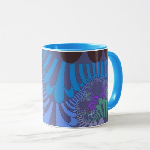 Cornflower Blue Mod Mug
