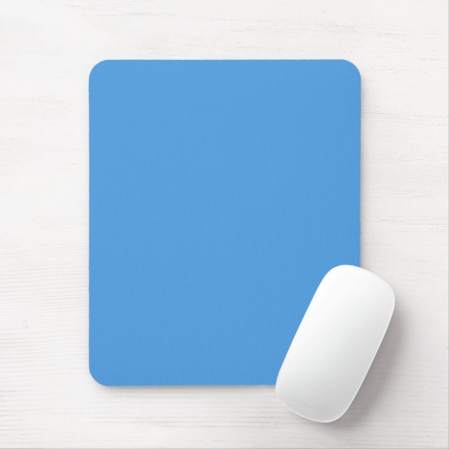Cornflower Blue Mouse Pad (With Mouse)