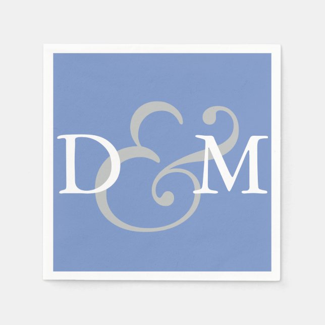 Cornflower Blue Napkins (Front)