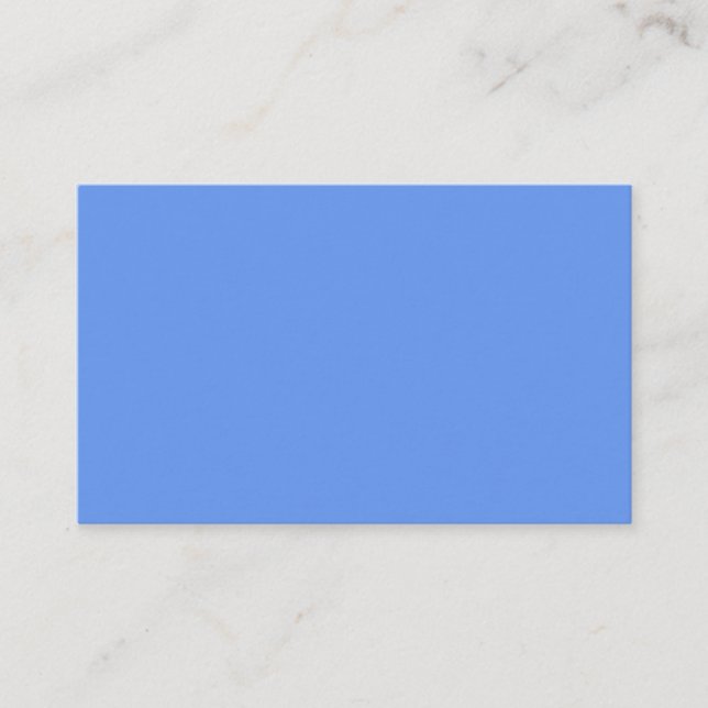 Cornflower Blue Oceania Business Card (Front)