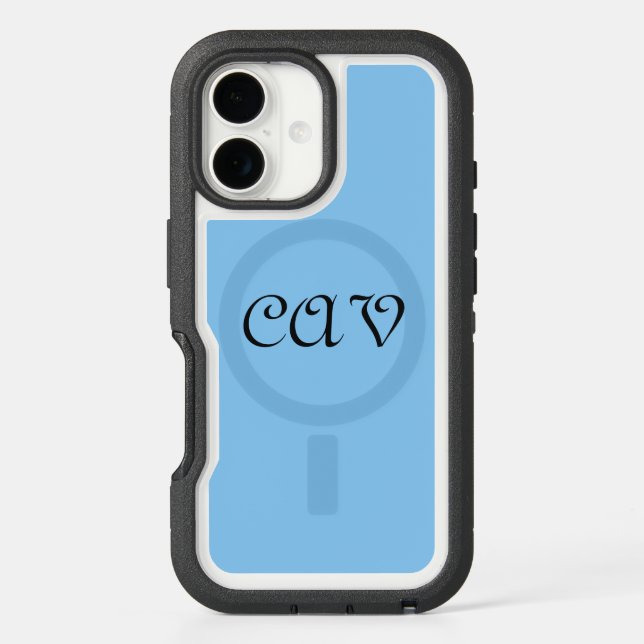 Cornflower Blue  Otterbox iPhone Case (Back)