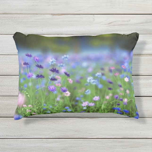 Cornflower Blue Pillow (Front)