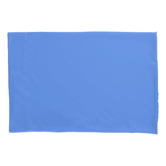 Cornflower Blue Pillow Case (Front)