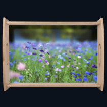 Cornflower Blue Serving Tray