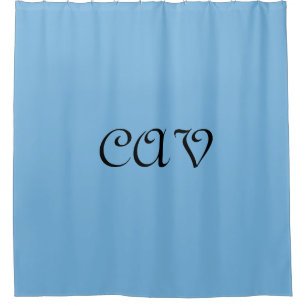Cornflower Blue  Shower Curtain