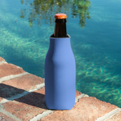 Cornflower Blue Solid Color Bottle Cooler