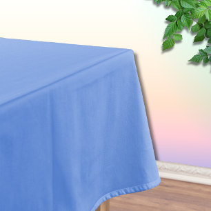 Cornflower Blue Solid Color Classic Elegant Tablecloth
