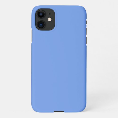 Cornflower Blue Solid Color iPhone 11 Case