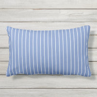 Cornflower Blue Summer Stripes Outdoor