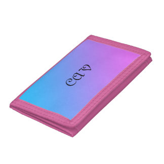 Cornflower Blue Trifold Wallet