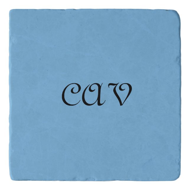 Cornflower Blue  Trivet (Front)