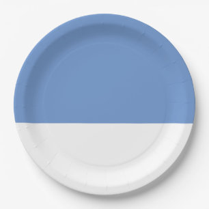 Cornflower Blue Wedding Paper Plates