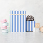 Cornflower Blue & White Stripes Wrapping Paper<br><div class="desc">Add a sweet and charming touch to your gifts with this Cornflower Blue & White Stripes Wrapping Paper. Perfect for birthdays,  baby showers,  weddings,  and more,  its classic striped design makes every present look delightful and festive.</div>